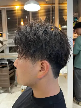 ショート メンズ メンズカット パーマ/稲葉のヘアスタイル