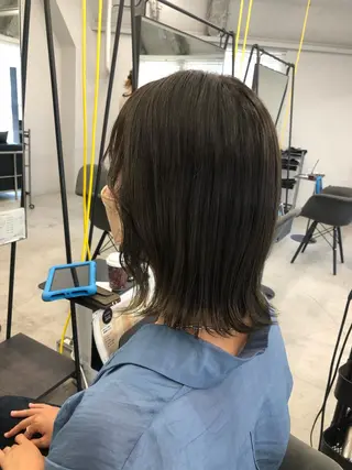 ミディアム 🌼渋谷韓国ヘア 桑尾幸奈🌼のヘアスタイル