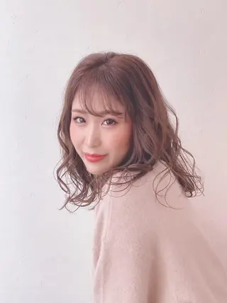 セミロング パーマ CECIL hair なんば店所属・メンズパーマ 艶髪☆店長☆有馬のヘアスタイル