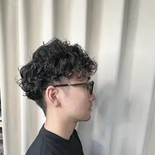 パーマ メンズ かなざわ みかのヘアスタイル