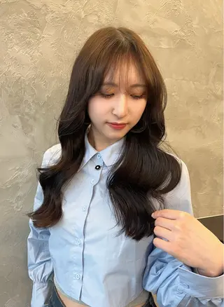 ロング 🇰🇷祝斗🇰🇷 /韓国ヘア/縮毛のヘアスタイル