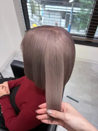 ショート カラー ENA💗NEXT /ハイトーンエクステのヘアスタイル