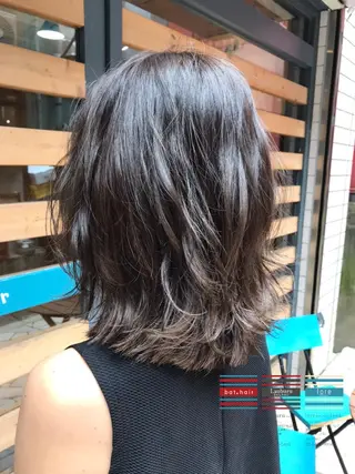 ミディアム カラー パーマ ヘアアレンジ メンズ キッズ ネイル マツエク・マツパ Lauburu渋谷 officialのヘアスタイル