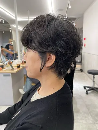 ショート パーマ うる艶トリートメント 美容師🫧SONAのヘアスタイル