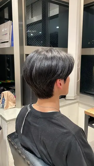 ショート カラー パーマ ヘアアレンジ メンズ パク・ボミン小野リエ 韓国ハーフ🦊のヘアスタイル