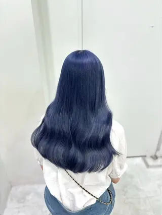 ロング カラー ヘアアレンジ 艶カラー/ハイトーン /レイヤーカットのヘアスタイル