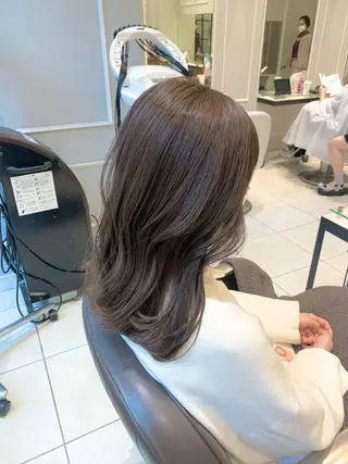 セミロング 髪質改善/縮毛矯正 🎀小林 唯 🎀のヘアスタイル