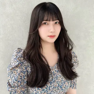 ロング カラー パーマ ヘアアレンジ FERiCIA.  表参道所属・レイヤーカット 🪄吉野翔悟のヘアスタイル