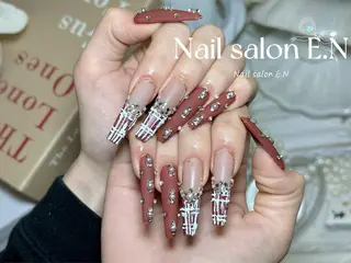 ネイル E.N🦋 長さ出し/持ち込みのネイルデザイン