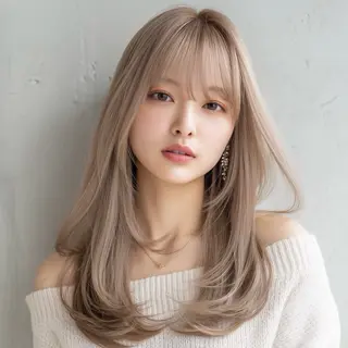 ロング カラー 女性支持率No.1ハ イトーン特化神田真志のヘアスタイル