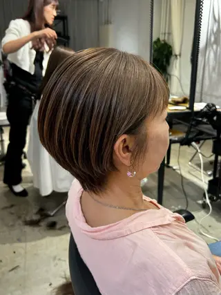 ショート BATON所属・なかじま しほののヘアスタイル