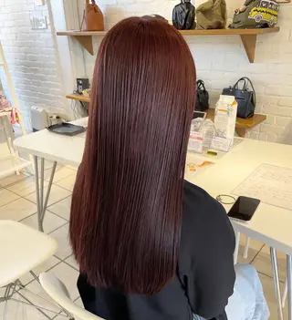 ロング カラー 木實 瑶華のヘアスタイル