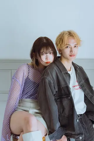 ミディアム メンズ ボブ/レイヤー/ ダブルカラー/みのりのヘアスタイル