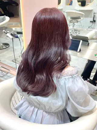 カラー 美髪矯正 ブリーチな しダブル🍒❤ゆうきのヘアスタイル