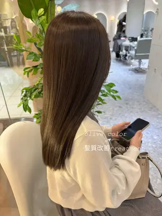 セミロング カラー NANA／trend style🕊🍑のヘアスタイル
