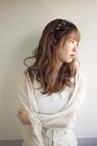 ロング カラー 奥山 沙季(大井町)のヘアスタイル