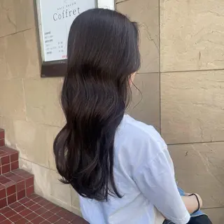 ロング カラー 西村 亜弥のヘアスタイル