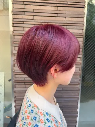 ショート カラー lmu by if所属・久保 亮太のヘアスタイル