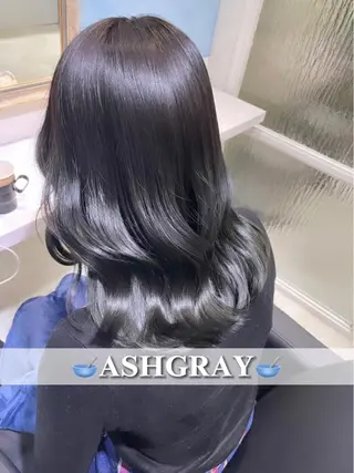 ミディアム カラー 🌷ピンク/韓国風 暖色カラー ゆい🌷のヘアスタイル