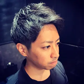 ショート メンズ HIROGINZA ヒロ銀座 青山所属・マツオ リュウホウ🐉のヘアスタイル