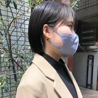 ショート カラー ハイトーン/ブリーチ 似合せカット/パーマのヘアスタイル