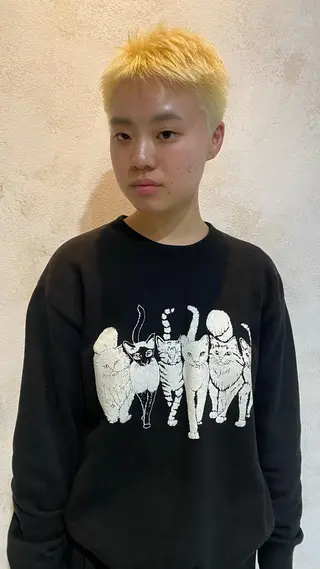 ショート カラー 磯谷 朋のヘアスタイル