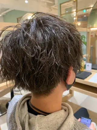 パーマ メンズ 縮毛矯正 髪質改善 鈴木のヘアスタイル