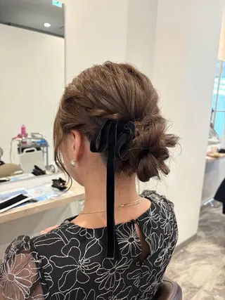 ロング 暖色カラー／ ヘアセット🌛櫻井舞のヘアスタイル