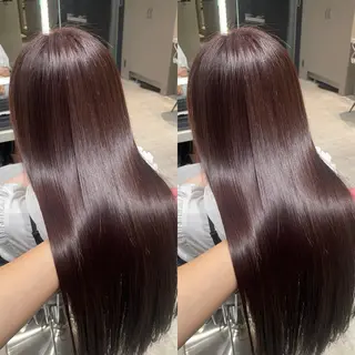 ロング 縮毛矯正/艶カラー 笠原康平のヘアスタイル