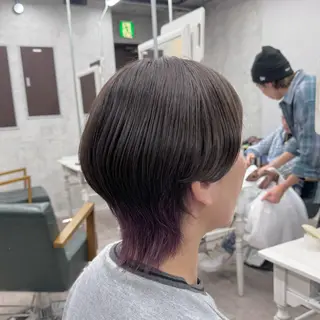 ショート カラー JUNSHIN🦋 ヘアセット／カラーのヘアスタイル