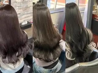 ロング 💎馴染むエクステ ×カラーTOMO💎のヘアスタイル