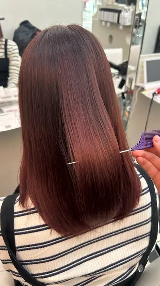 カラー ✨🦄韓国風レイヤー 🦄✨林あかりのヘアスタイル