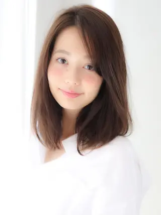 ミディアム カラー 山下 直人のヘアスタイル