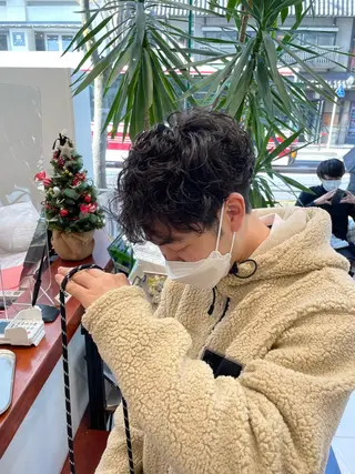 パーマ メンズ メンズカット/パーマ 特化/唯翔/吉祥寺のヘアスタイル