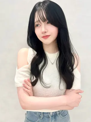 ロング カラー 🇰🇷韓国ヘア🤍 副店長/栗田のヘアスタイル
