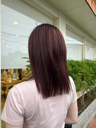 セミロング 長尾ゆりの/ボブ/ ベージュ/ハイトーンのヘアスタイル