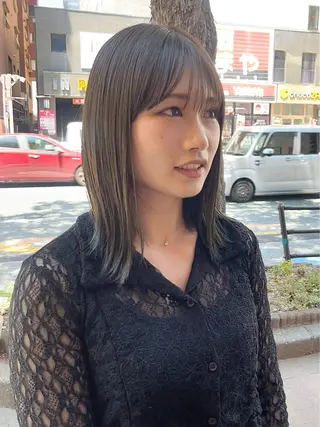 ミディアム 園田 渉 ◤SHIKIO◢のヘアスタイル
