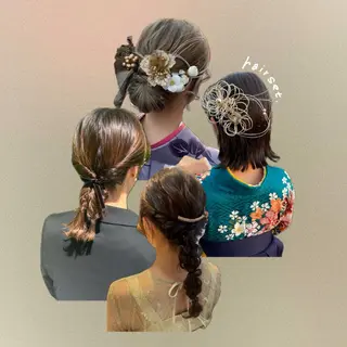 ヘアアレンジ 古賀 紅音のヘアスタイル