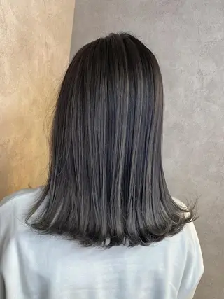 ミディアム カラー RIENS♡xrea 山本優舞のヘアスタイル