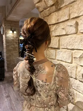 ヘアアレンジ Mei /オリーブ カラー/アレンジのヘアスタイル