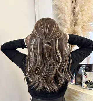 ロング カラー ヘアアレンジ メンズ Dimo＆所属・ハイライトカラー /ダイスケのヘアスタイル