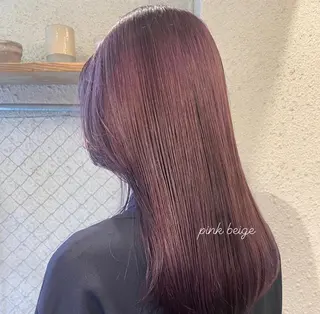 セミロング カラー ヘアアレンジ 押切 響 のヘアスタイル