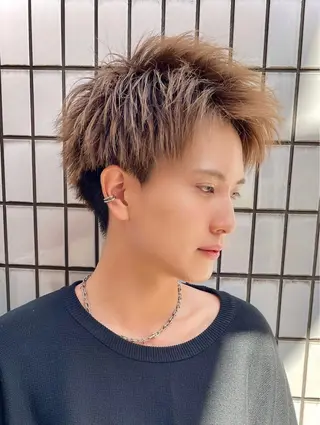 ショート パーマ メンズ 大人メンズパーマ メンズ特化　萱原大幹のヘアスタイル