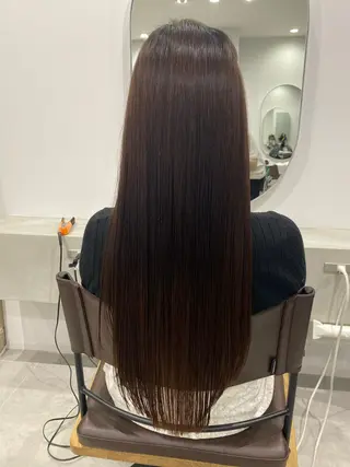 ロング clan五反田所属・髪質改善、縮毛矯正 店長浅野太郎のヘアスタイル