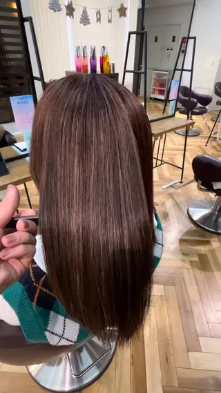 ミディアム 透明感/艶感/ハイ トーン/HIKARUのヘアスタイル