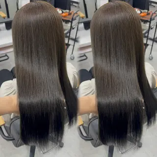 ロング カラー 赤み無し柔らかカラー 【梅田】madokaのヘアスタイル