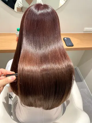 ロング 韓国ヘア🤍顔周り/ 髪質改善✨/林遼一郎のヘアスタイル