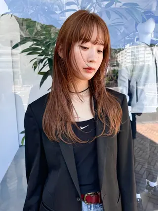 ロング shimoozaki Kazuyaのヘアスタイル