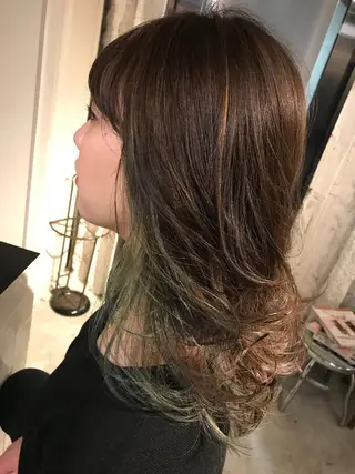 カラー 悩み解決/艶髪/ LISAのヘアスタイル