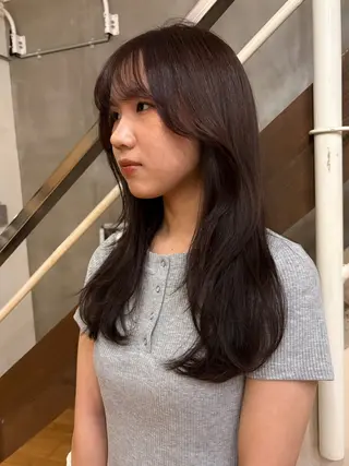 セミロング mashu北堀江店所属・似合わせカラー/ 堀江美容室/レミ🎀のヘアスタイル